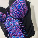 Swimsuit For All SWIMSUITS FOR ALL Plus Size 20 Aztec Print One Piece Swimsuit Tummy Control NWT Photo 1