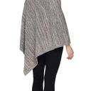 Barefoot Dreams Cozychic Point Dume Poncho Heather Gray 801 Turtleneck One Size Photo 6