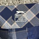 Slazenger NWOT  Women's Blue and Orange Plaid 5 inch Golf Short Size 2 Photo 3