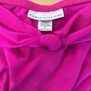 Robin Piccone  Olivia Knot Front High Leg Bikini Bottoms Size Small Fuchsia Photo 6