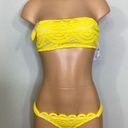 PilyQ  gold lace bikini. S/M. Retails $192 NWT Photo 14