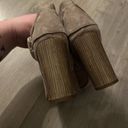 Louise et Cie  Lo-Theron Tan Suede Side Bow Booties Size 6.5 Photo 5