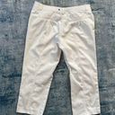 Cache  White Denim Capri Size 8 Photo 1