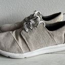 Toms Women's Del Rey Sneakers Natural Linen Tennis Shoes Photo 0