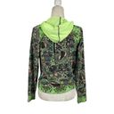 Maaji  Coastal Hills Yoga Athletic Green Zip Up Hoodie Lightweight Jacket Small Photo 8