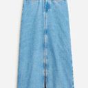 J.Crew  Denim maxi skirt in medium indigo wash Size 25 Style BY454 Photo 3