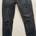 Rolla's  Jeans Womens 29 Black Westcoast Ankle Mid Rise Skinny Distressed Stretchy Photo 5