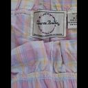 Bermuda Lauren Brooke Pink White Yellow Plaid  Shorts Size Medium Photo 2