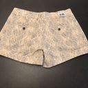 Dear John  Women's Snake Print Cuffed Hem Stretch Casual Shorts Beige Size 28 NWT Photo 3