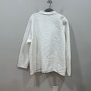 Isaac Mizrahi IsaacMizrahiLive botton front white knit jacket  Size 2X Photo 1