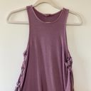 American Eagle Women’s  Soft & Sexy Tank Dress W/ Side Tie Detail Size XS Purple Photo 1