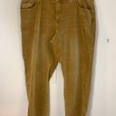 Pilcro  Tan Corduroy Slim Boyfriend Crop Pants - Size 22W Photo 1