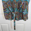 Robert Graham Women's  Size XL Multi-Color Paisley Blouse Photo 5