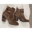 Paul Green  Brown Suede Ankle Booties Size 4UK/ 6.5 US Photo 2