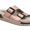 mix no. 6  Sandals WOMEN'S 9 ROSE GOLD FALON SLIDE SANDAL SLIDES - METALLIC 9 SB Photo 1