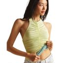 Pilcro NWT  Anthropologie Ruched Reversible Tank in Blue Green Size  Small Photo 10