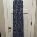 Dress the Population  Periwinkle Sequin Maxi Halter Gown / Prom Gown Size Small Photo 12