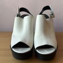 Steve Madden White and Black Heeled Sandals Photo 6