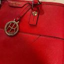 Henri Bendel ‎ Bright Red Hobo Crossbody Bag Photo 1