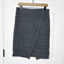 The Loft  Size M Gray Knit Stretch Pencil Skirt Work Wear Office Photo 0