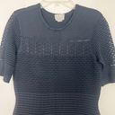 Jason Wu Grey  Pullover Black Short Sleeve Bodycon Black Knit Dress Size Small Photo 2