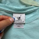 Simply Southern T-Shirt Teal Blue Small Photo 2