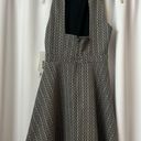 Emerald Sundae NWT  Black & Gray Metallic Open Back Dress Size 7 Medium Photo 5