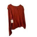 a.n.a  Blouse Ladies Red Spice Size Medium NWT Photo 3