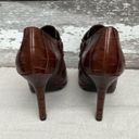 Ralph Lauren NWOT Lauren  Leather faux croc Latisha ankle bootie. Size 9B Photo 5