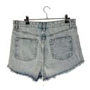 ZARA  Light Blue High Rise Distressed Denim Shorts 10 Photo 2