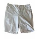 Chico's  Zenergy size 14* White shorts Polyester Spandex Utility Shorts Bermuda Photo 0