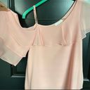 Mary & Mabel Pink One Shoulder Top In Size Small Photo 5