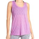 Zella Lavender Lean Routine Cut Out Tank Top S Photo 0