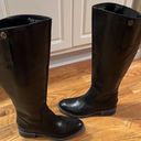 Franco Sarto  Women’s Black Rounded Toe Becky Wide Calf Knee High Boots- Size 6M Photo 5