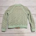 Victoria Beckham for Target Sage Mint Green Lace Bomber Jacket Size Small Photo 8