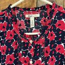 Krass&co GH Bass and .  Floral navy and red button down short sleeve shirt size medium Photo 1