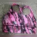 Lululemon  Long Line Energy Bra - Incentive Refresh Multi Pink Size 6 Photo 2