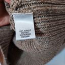 Apt. 9  Chunky Knit Light Brown Tan Short Batwing Sleeve Button Cardigan Sweater Photo 3