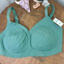 Aerie  NWT Royal Palm Green Real Free Soft Padded Bralette XL Photo 0