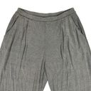 Chico's  Private Edition Size L Slinky Pants Pull On Wide Leg Silver Gray Vintage Photo 1