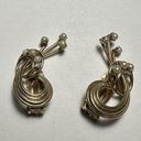 GF 1/20 12K  Faux Pearl Gold Tone Vintage Clip On Clip-on Earrings Photo 8