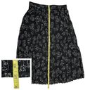 A New Day  X Vital Voices Face Print Pleated Skirt - Black - XS Photo 3