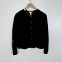 J.Jill  Women’s Black Velvet Blazer Jacket Size SP Good Condition Photo 5