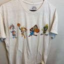 Looney Tunes Space Jam Vintage Style Graphic Short Sleeve T-Shirt Unisex Size Medium Photo 2