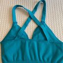 Free People NEW!  Movement GOOD KARMA Crop Top Bra Size XS/S Turquoise Blue Photo 10