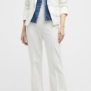 Veronica Beard  Size 10 Judy Off White Flare Pintuck Suit Pants High Rise Stretch Photo 1