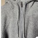 Lululemon  So Sherpa Wool Blend Boucle Gray Heather Hooded Zip Jacket size 2 Photo 12