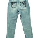 New Direction s Embroidered Straight Leg Jeans Photo 1