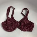 Wacoal  maroon awareness lace bra 34C Photo 0