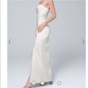 White House | Black Market white satin midi dress Photo 1